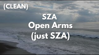 Download lagu SZA - Open Arms (just SZA) (Clean - Lyrics) mp3
