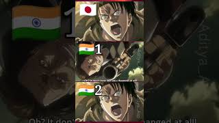 LEVI Screaming KENNY, JAPANESE vs INDIA vs INDIA1 #shorts