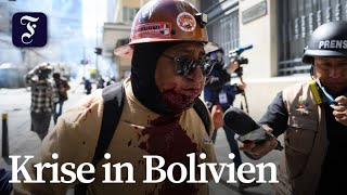 Demonstranten in Bolivien fordern Rücktritt des Präsidenten
