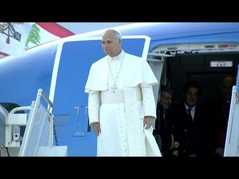 Video | Pope Leo XIV lands in Lebanon | AFP