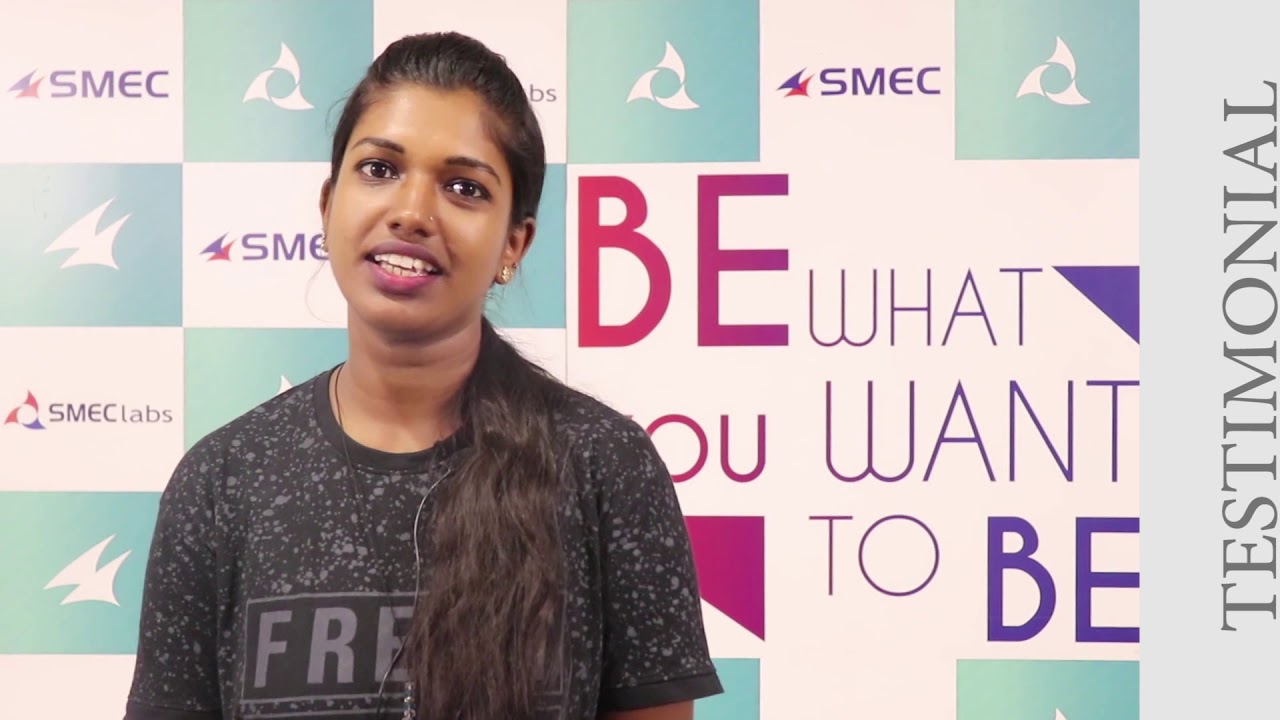 Testimonial - Software Testing SMEC Technologies