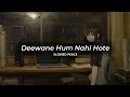 DEEWANE HUM NAHI HOTE LOFI ADITYA YADAV SLOWED REVERB VIRAL ROMANTIC LOFI A K Lofi 2005