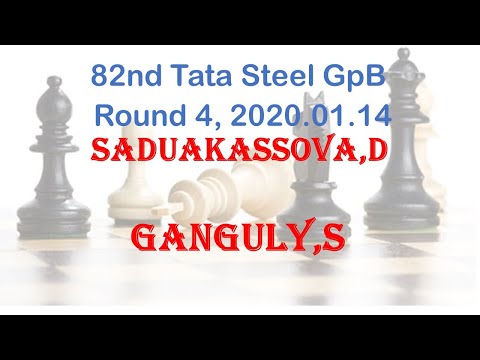 Saduakassova,D - Ganguly,S, 82nd Tata Steel GpB, Round 4