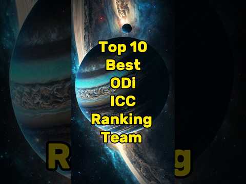 Top 10 Best ODi ICC Ranking Team 2023 #shorts #cricket