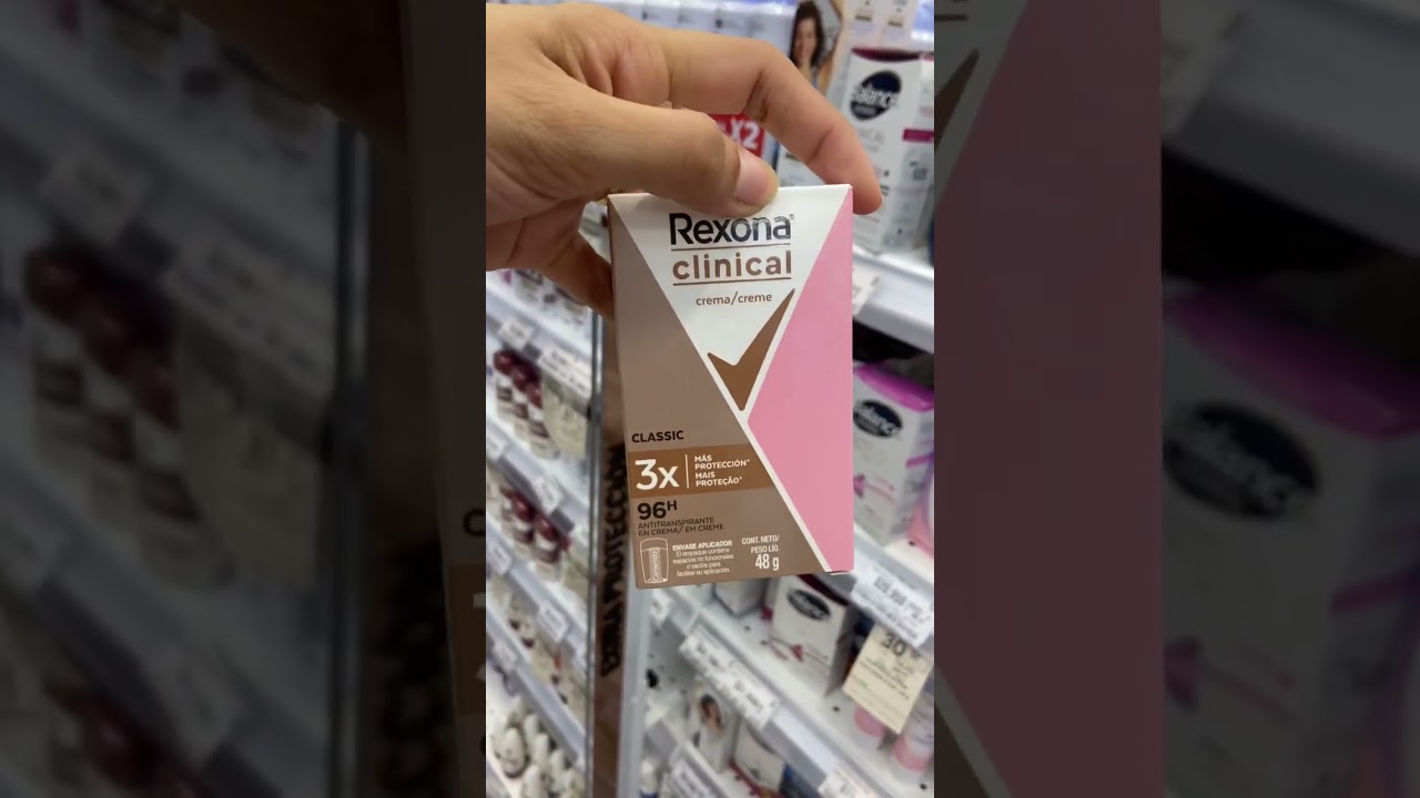 DESODORANTE REXONA CLINICAL para el mal olor en las axilas, no mancha #youtubeshorts #shorts