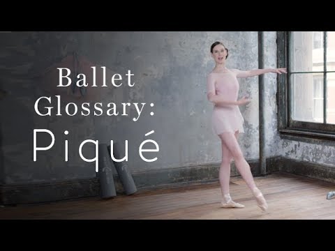 Ballet Glossary Piqué