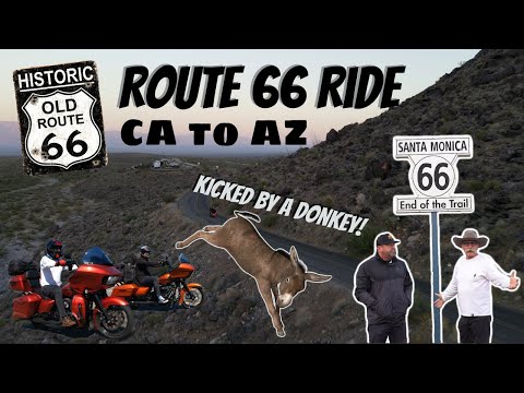 Route 66 - THE RIDE - Riding the Entire Route 66 | Pt. 1 California to Arizona | 2LaneLife