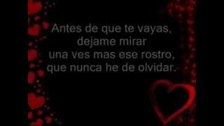 Antes De Que Te Vayas - Marco Antonio Solis letra.wmv