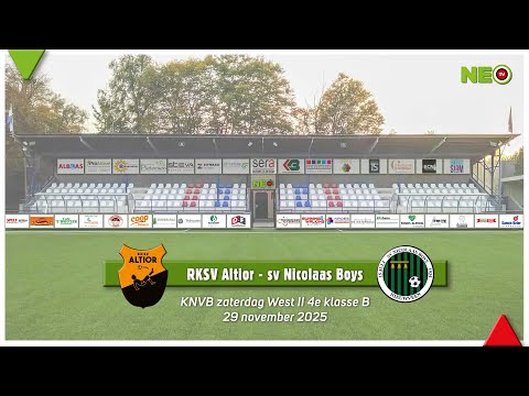 Samenvatting Altior - Nicolaas Boys 29 november 2025