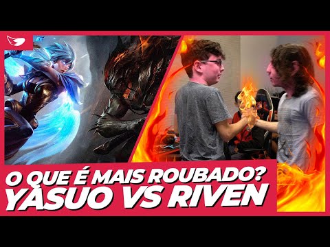O que é mais roubado Yasuo ou Riven? - RED no CBLOL ACADEMY #01 (VLOG)