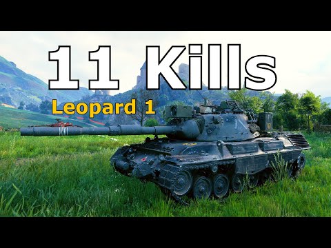 World of Tanks Leopard 1 - 11 Kills 7,5K Damage