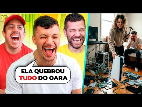 CHORANDO DE RIR COM PESSOAS SE DANDO MAL 😂 (Ft. Renato Albani & Victor Sarro) 