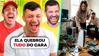 CHORANDO DE RIR COM PESSOAS SE DANDO MAL 😂 (Ft. Renato Albani & Victor Sarro) 