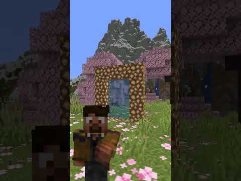 PORTAL DO NIEBA ZOSTAŁ DODANY Do Minecrafta w SNAPSHOCIE 23w13a_or_b #shorts