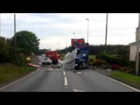 Two men killed in HGVs collision on A90 north of Balmedie