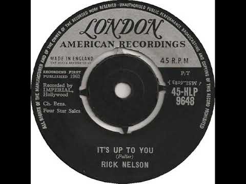 UK New Entry 1963 (15) Rick Nelson - It's Up To You