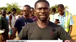 LOCKDOWN: Saboba youth mount roadblocks to prevent mass travel