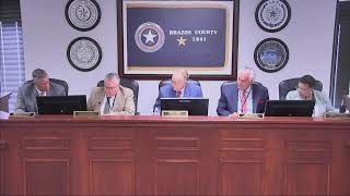Brazos County Commissioners Court - June 23, 2026