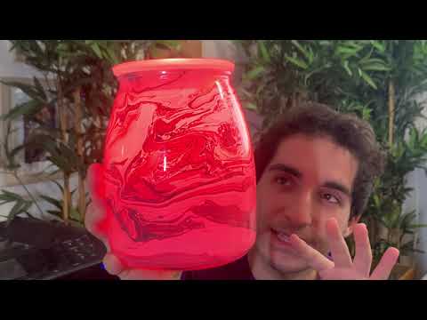 Moon Over Jupiter  (with colored bulbs) and Stone Leaf Warmer