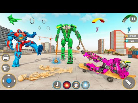 Army Bus Robot Car Game 3d | Flying Car Robot Transforming Games | Android iOS Gameplay