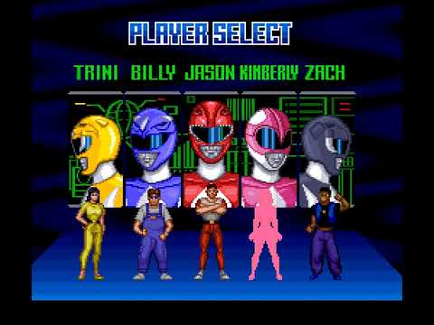 Mighty Morphin Power Rangers (SNES) Longplay - No Damage