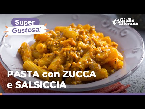 PASTA con ZUCCA e SALSICCIA, facile, veloce e saporita! 🧡🍴😋