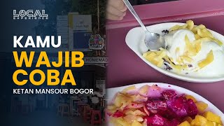 Ketan Mansour di Bogor, Inovasi Ketan Tradisional Berpadu Es Krim Favorit Anak Muda