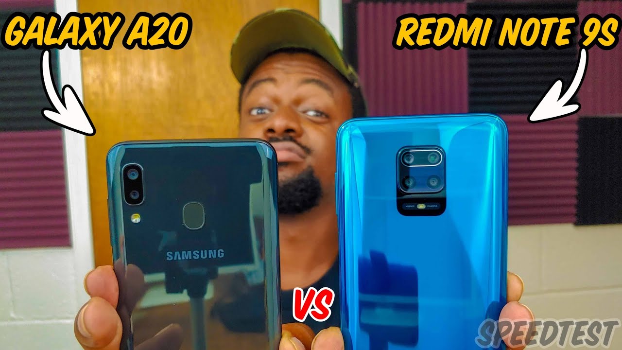 *I MEAN... WELL* Redmi Note 9S vs Galaxy A20 Speedtest!