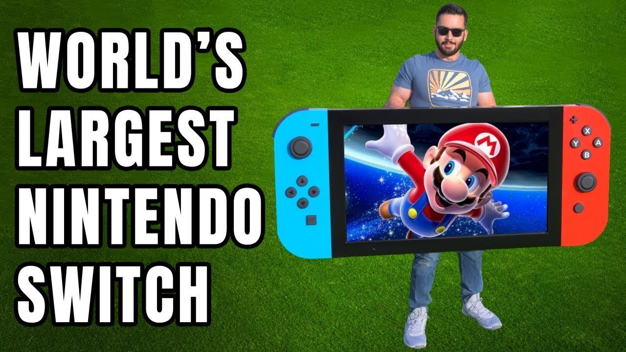 World's LARGEST Nintendo Switch! (actually works) - YouTube