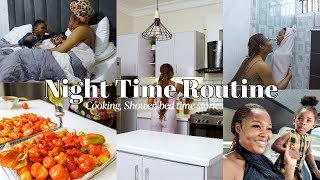 A Realistic Night Time Routine As A SAHM OF 2 | Tired & Overwhelmed | 3PM -10PM Cooking & Bed Time