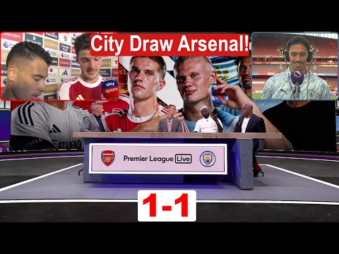 Arsenal vs Manchester City 1-1; Gol de Haaland, empate de Martinelli en el minuto 93: Análisis po...