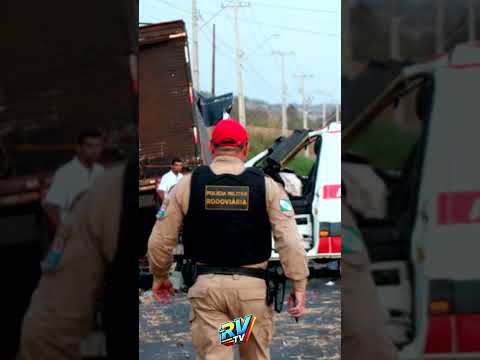 (( MORTE NA AMBULÂNCIA )) Duas mulheres MORREM em acidente na rodovia PR-082 em Quinta do Sol PR