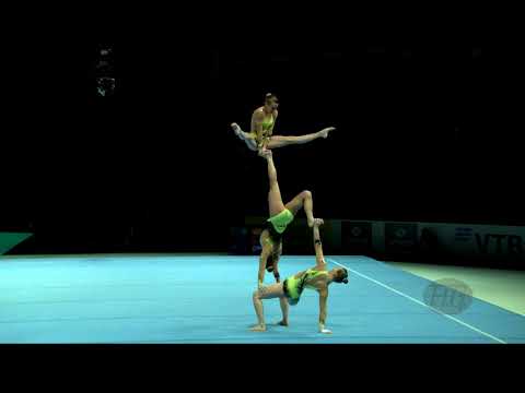 France (FRA) - 2018 Acrobatic Worlds, Antwerpen (BEL) - Combined  Women's Group