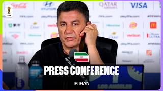 Post-Match Press Conference: IR Iran's Amir Ghalenoei On 0-0 Draw With Belgium