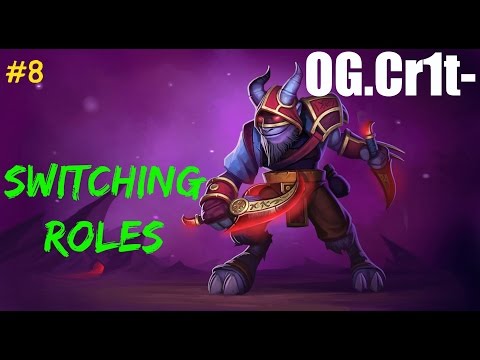 Dota 2 Switching Roles#8 - OG.Cr1t- Riki High MMR Gameplay Highlights