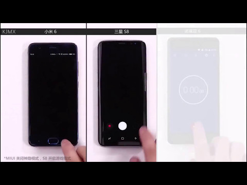 Xiaomi Mi6 vs Galaxy S8 vs Nokia 6 Speed Test
