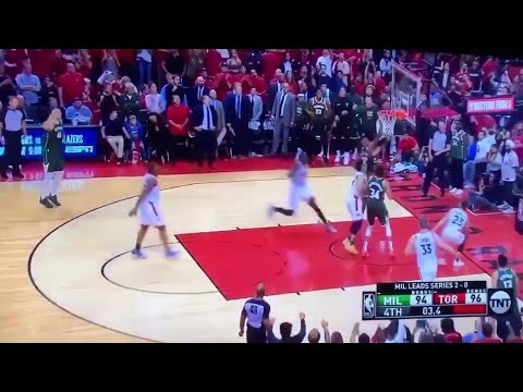 KHRIS MIDDLETON FORCES OVERTIME! BUCKS VS RAPTORS GAME 3! NBA EASTERN CONFERENCE FINALS 2018-19