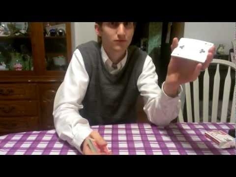 Card trick fail/ accidental reveal