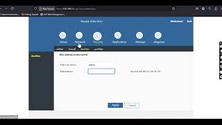 ChinaMobile Fiber optic Router Configure MAC Filtering on ZTE PT939G Router
