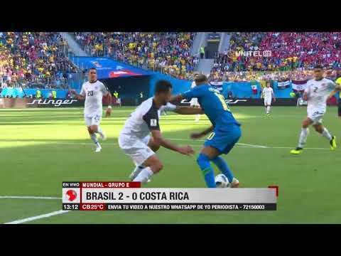 Brazil 2-0 Costa Rica    ( World Cup RUSSIA 2018 )