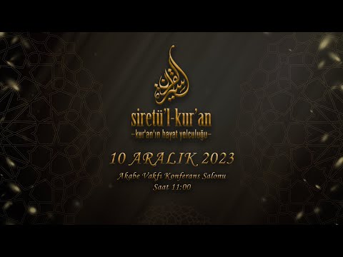 Siretü'l Kur'an - 62.Ders “Kaf” Suresi - Mustafa İslamoğlu