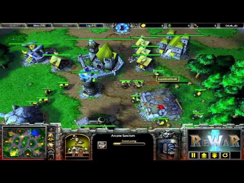 Rstarts.Th000(UD) vs InquisitiveHawK(HU) - Game 2 - WarCraft 3 gameplay - RN520