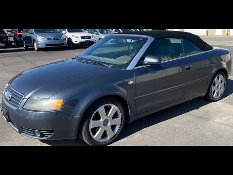 2003 AUDI A4 3.0 CABRIOLET HAMMERDOWN AUCTIONS