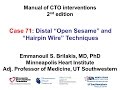 Case 71 Manual Of CTO Interventions Distal Open Sesame Reversed Guidewire