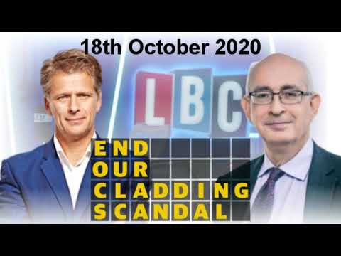Cladding and EWS1 Form Scandal - Russell Conway - Andrew Castle - LBC - 18/10/2020