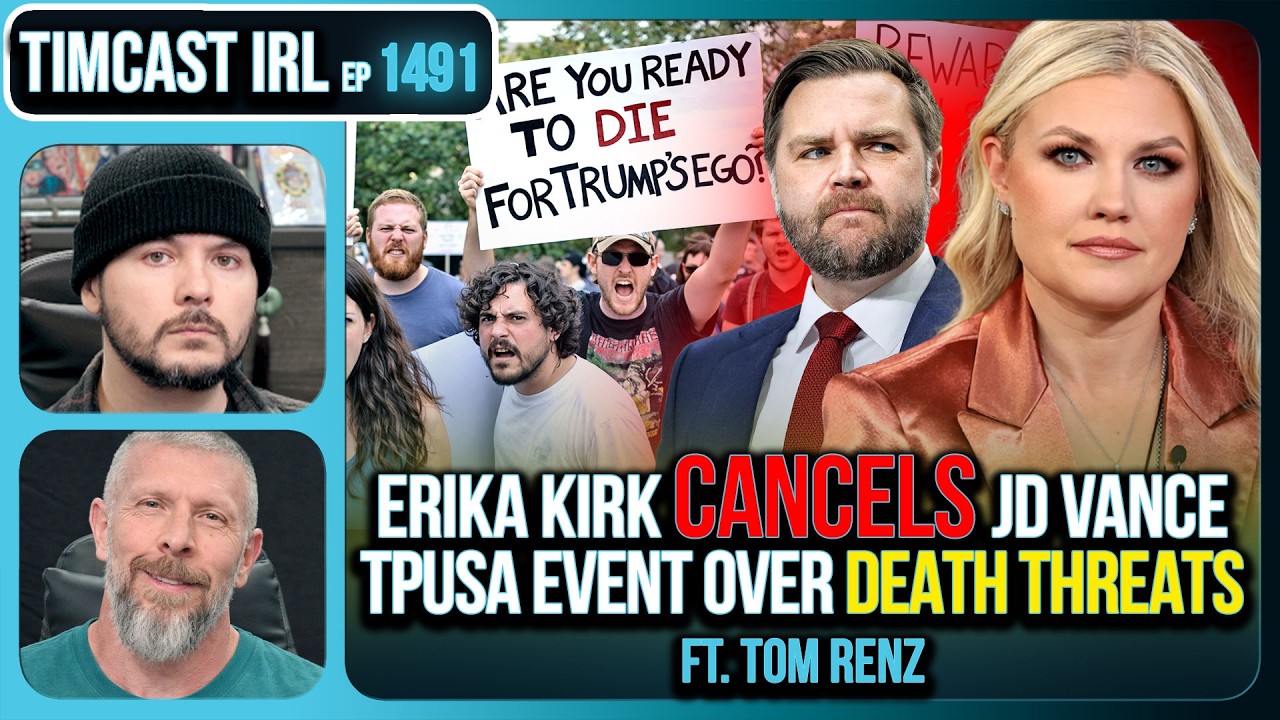 Erika Kirk CANCELS TPUSA Event With Vance Over SERIOUS THREATS