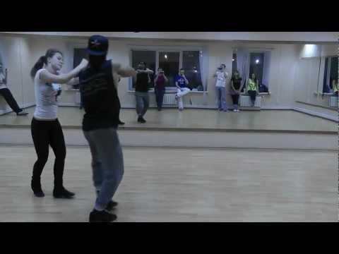 Zouk Class 08.03.12 at Brazuka Dance School - Wakko Oliviér & Маша Величкина