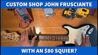 Video thumbnail for How To Turn An $80 Squier into a John Frusciante 1962 Stratocaster by Wilson Guitars