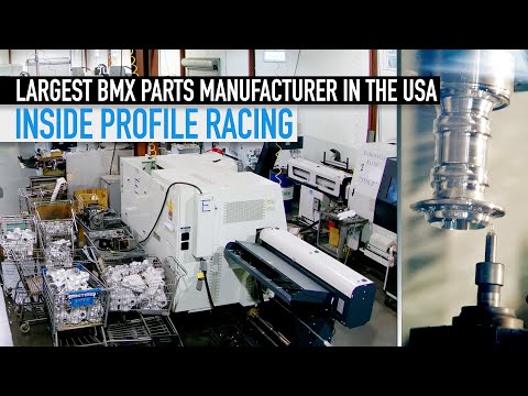 INSIDE THE LARGEST USA MADE BMX PARTS MANUFACTURER - PROFILE RACING