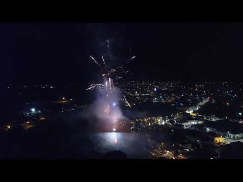 Sengés Pr, queima de fogos virada, 2018/2019.